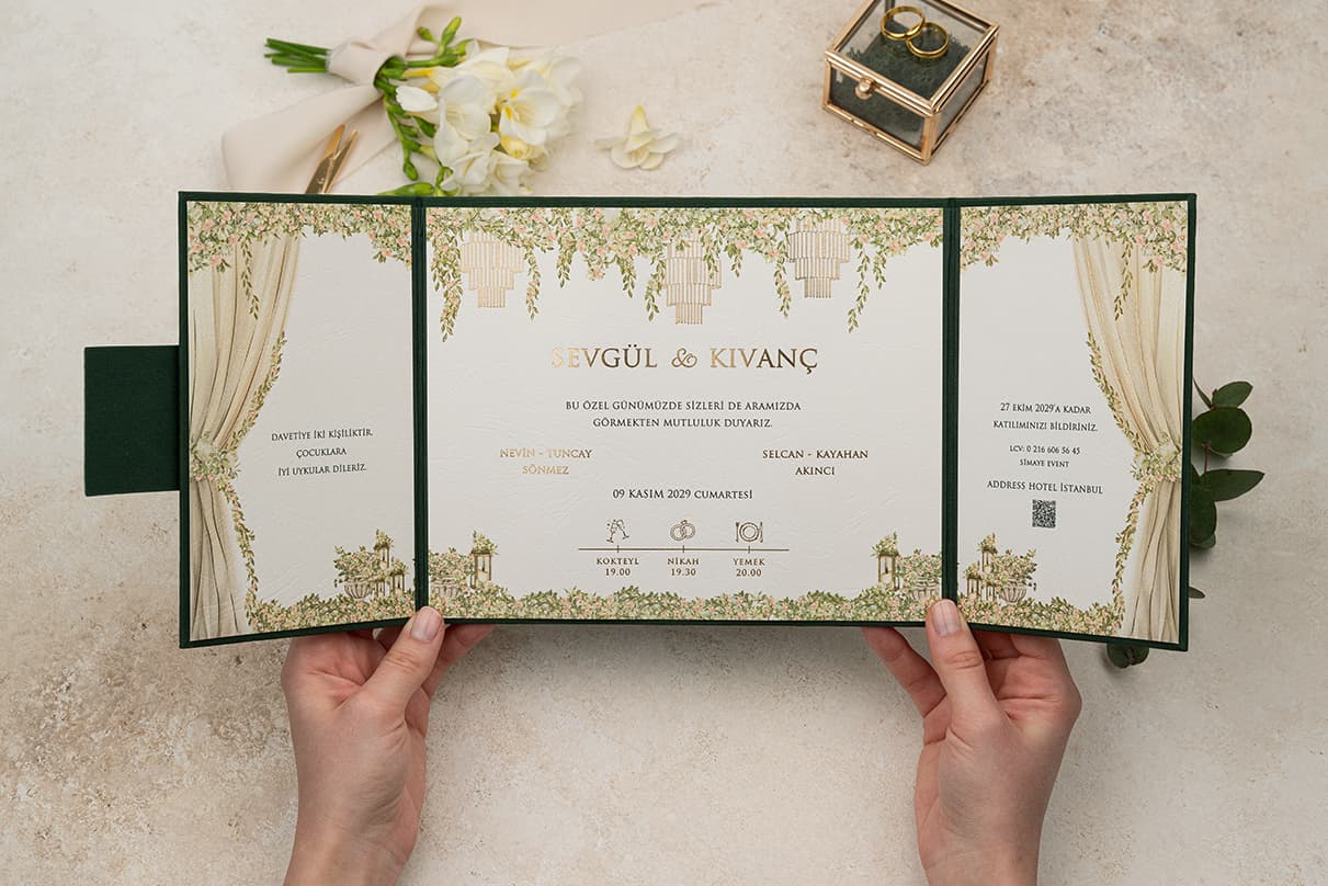 Erdem Davetiye 5107 Jelatinli 3