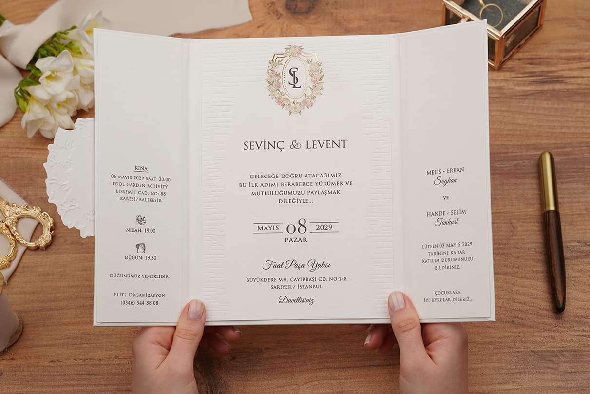 Erdem Davetiye 5112 Zarflı 5