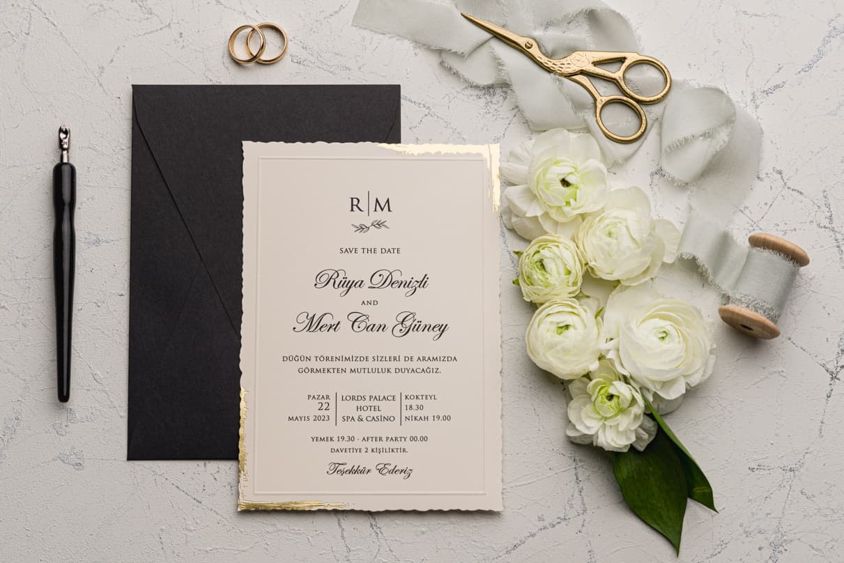 Erdem Davetiye Ekonom 9192 Mühürsüz 1