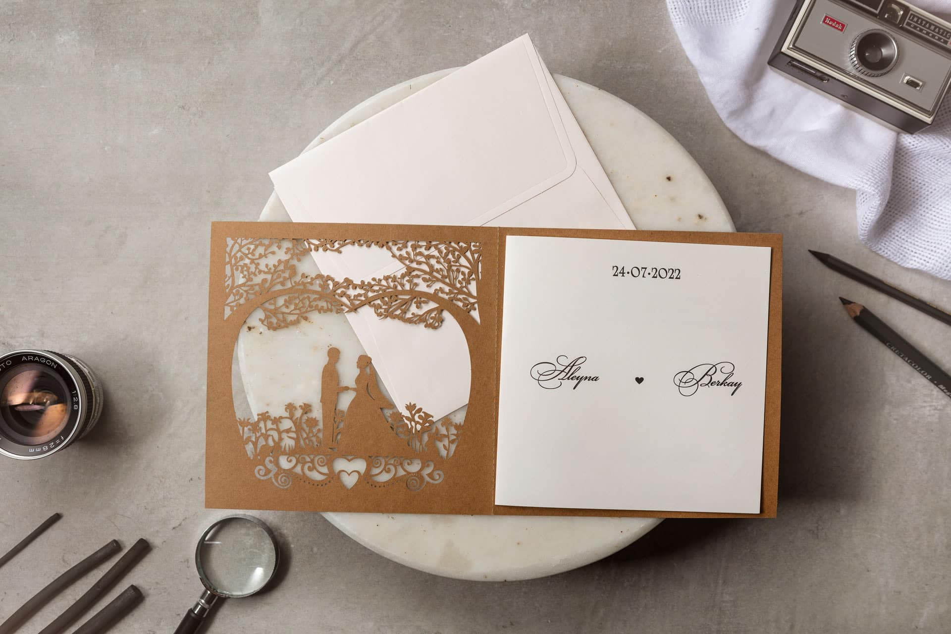 Wedding Davetiye 8325 3