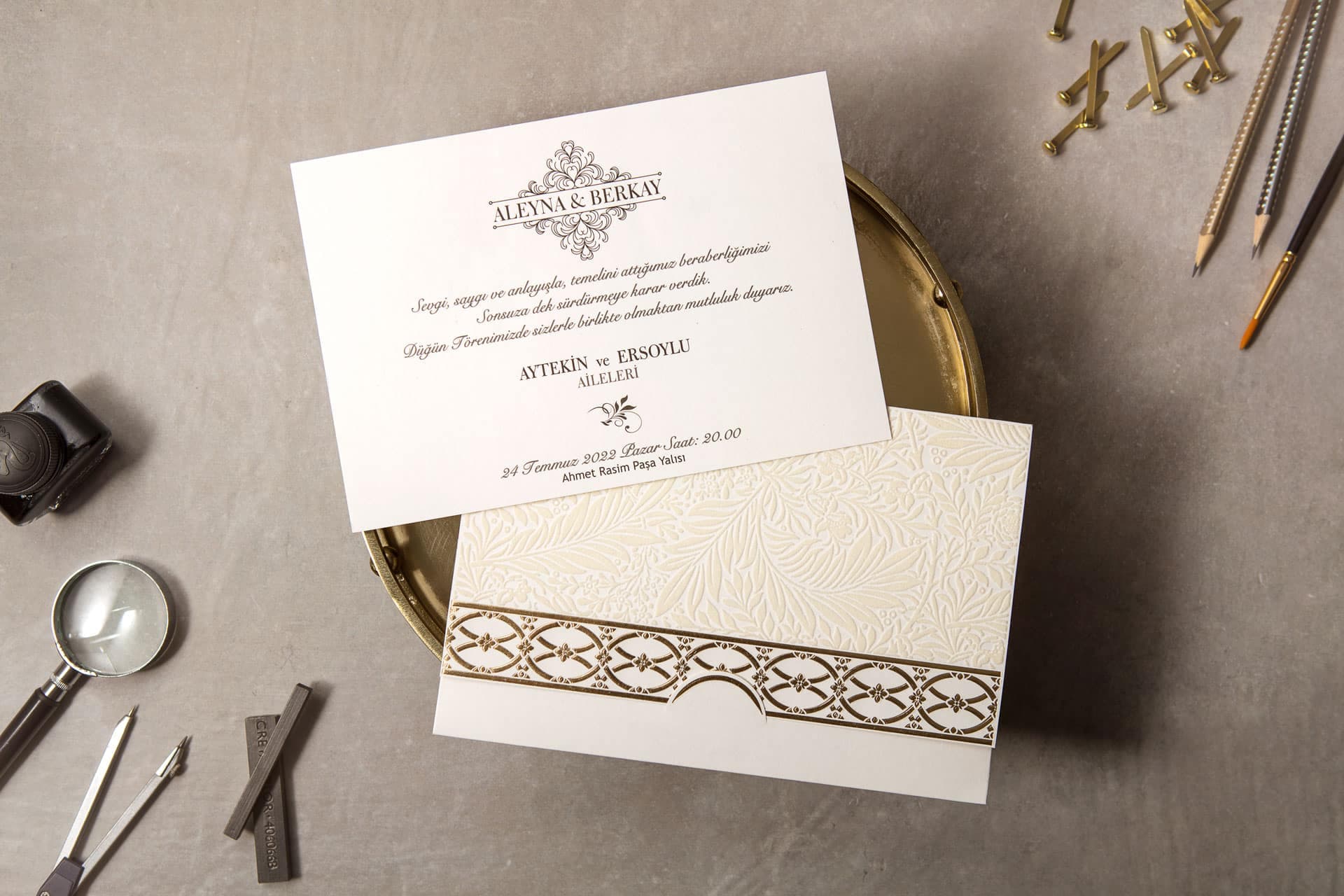 Wedding Davetiye 8378 2