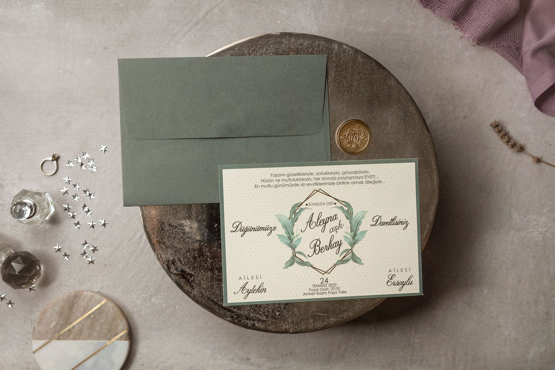 Wedding Davetiye 8381 2