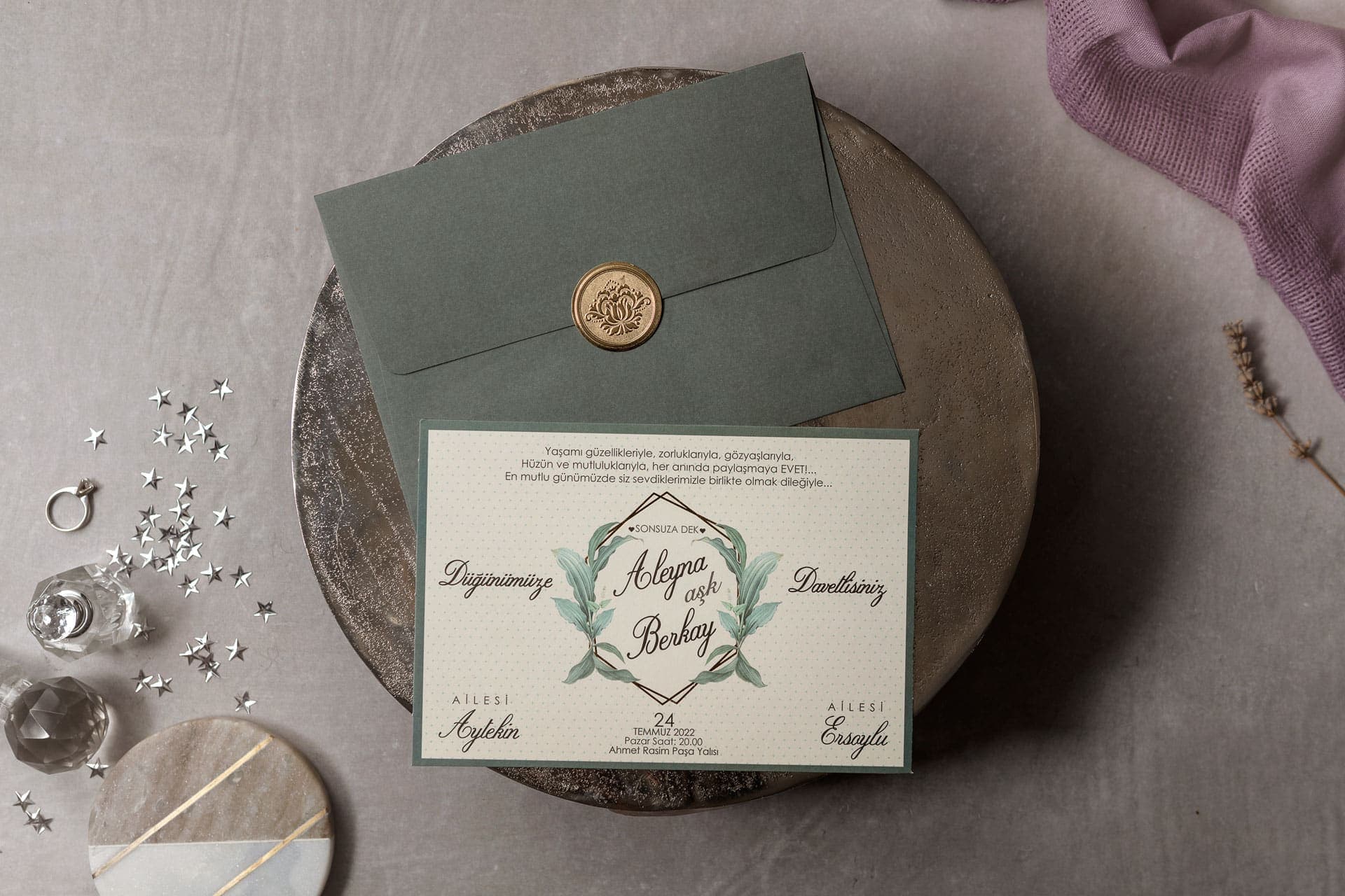 Wedding Davetiye 8381 3