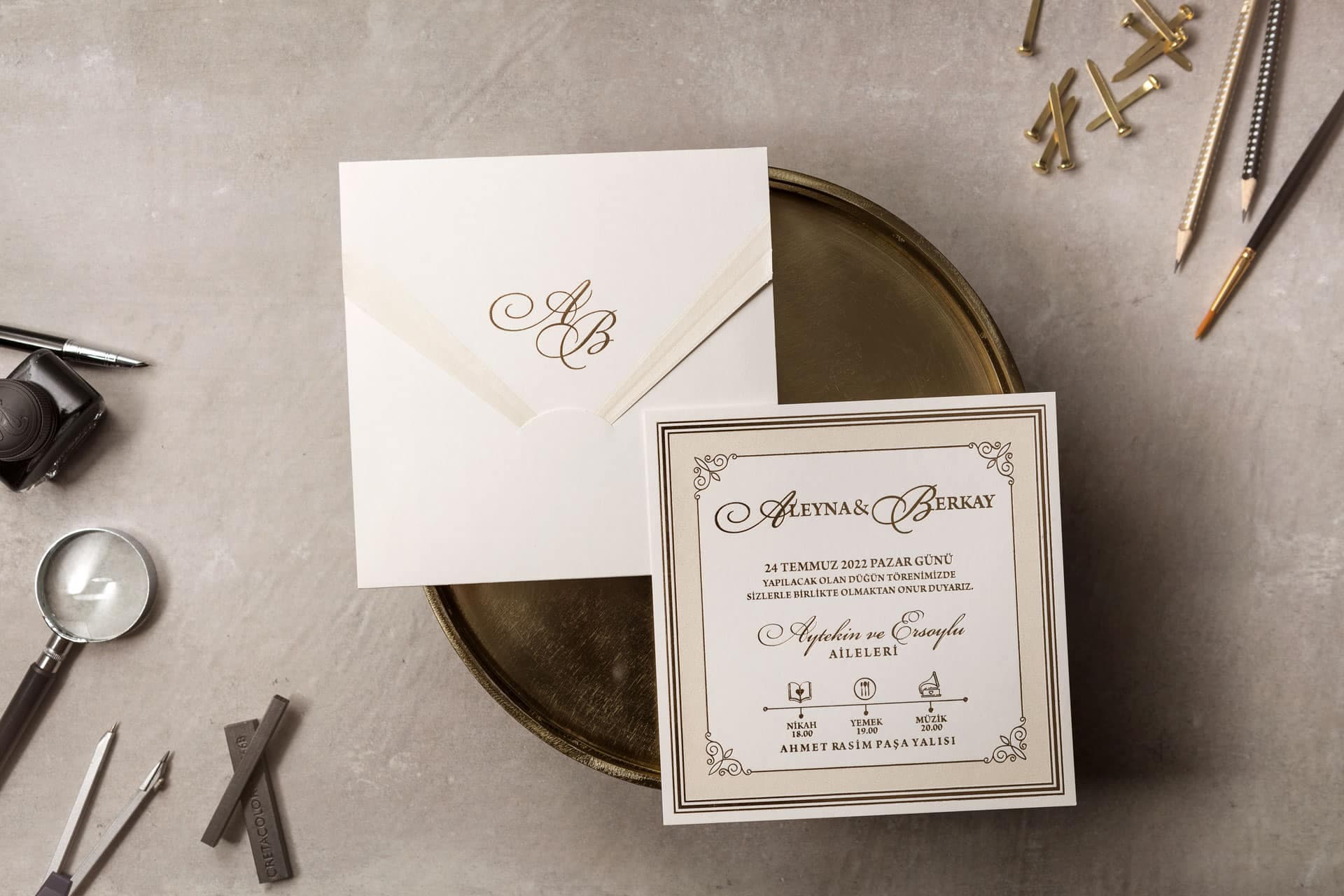 Wedding Davetiye 8382 2