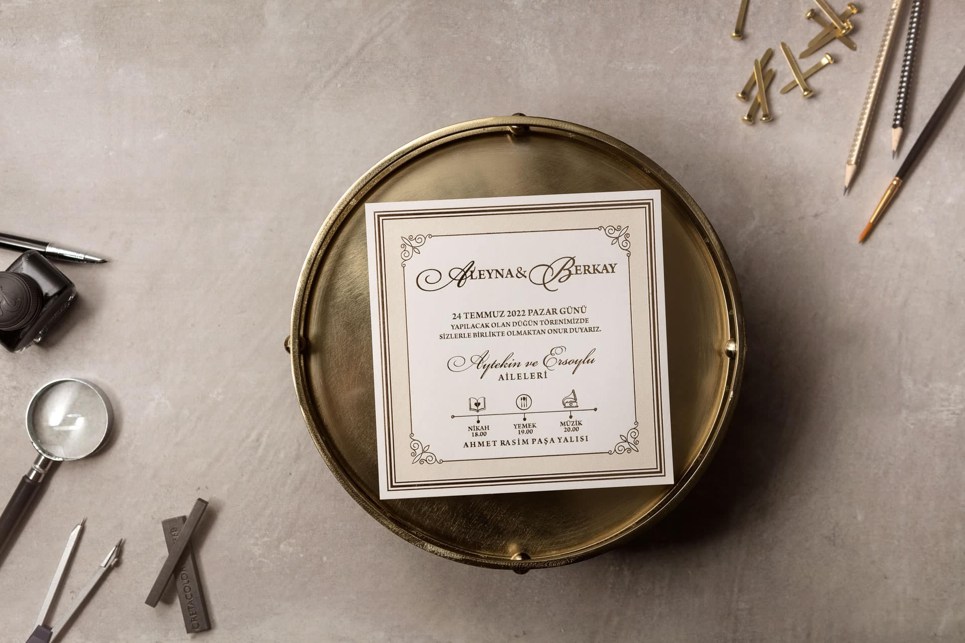 Wedding Davetiye 8382 3