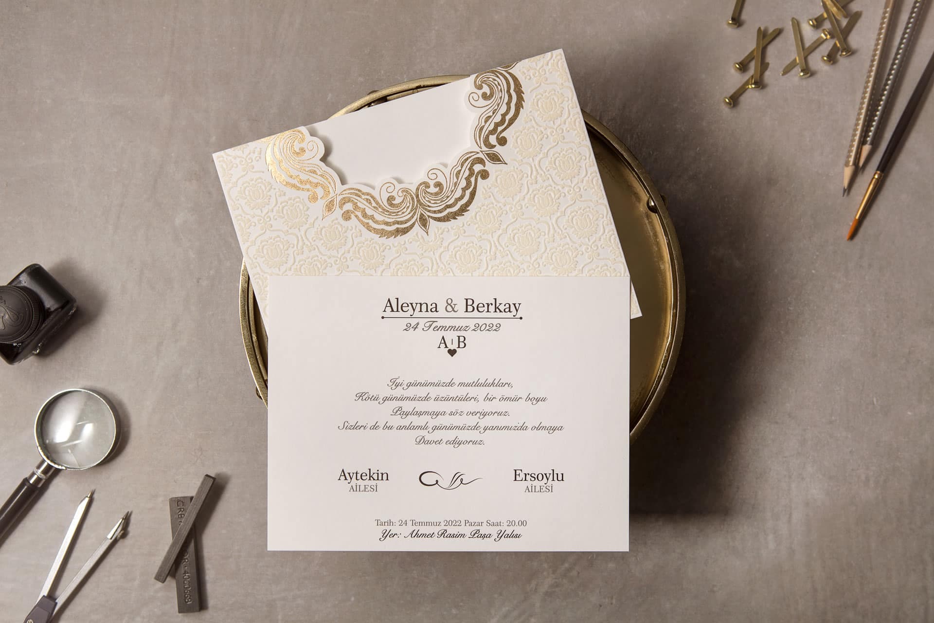 Wedding Davetiye 8386 2