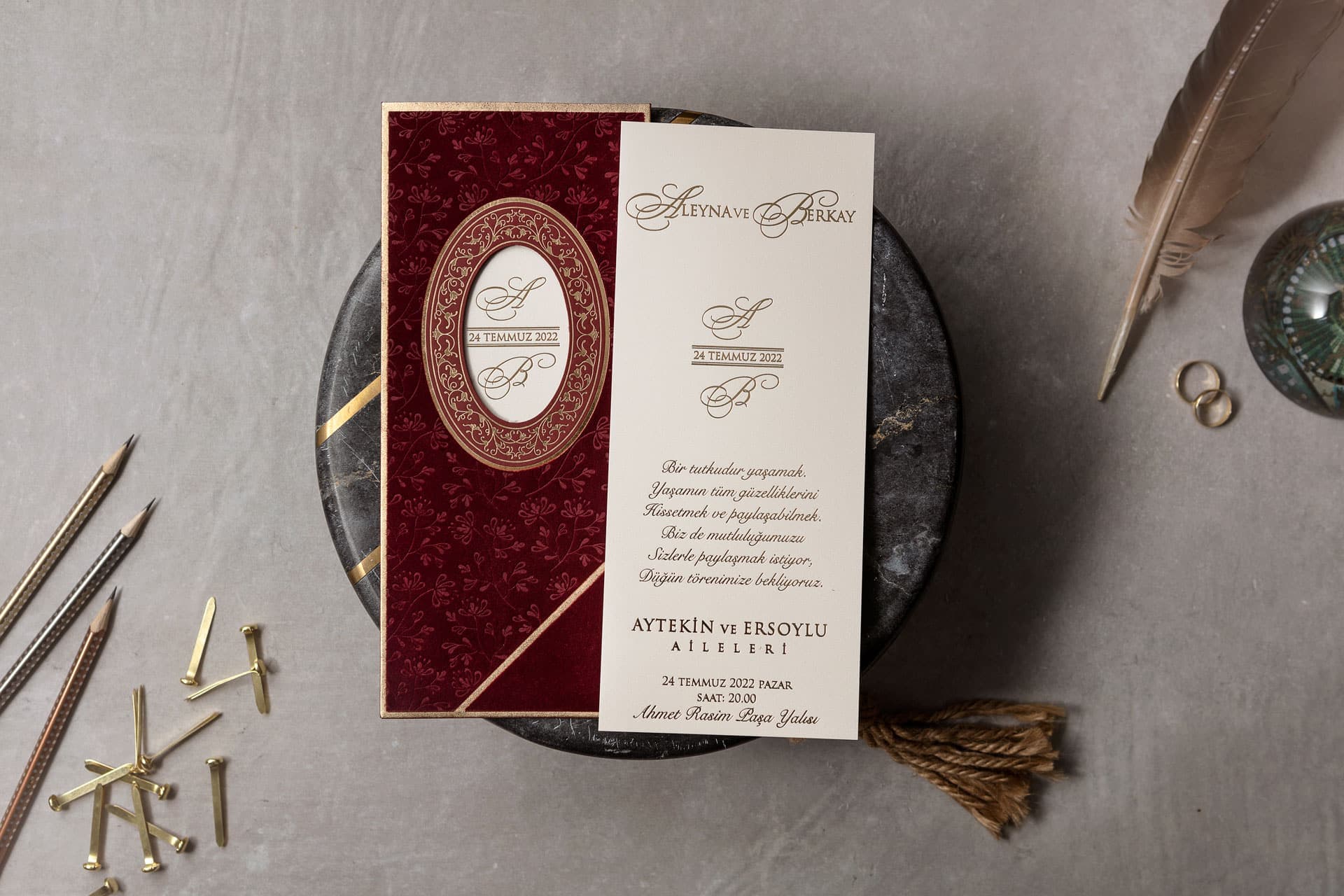 Wedding Davetiye 8388 2