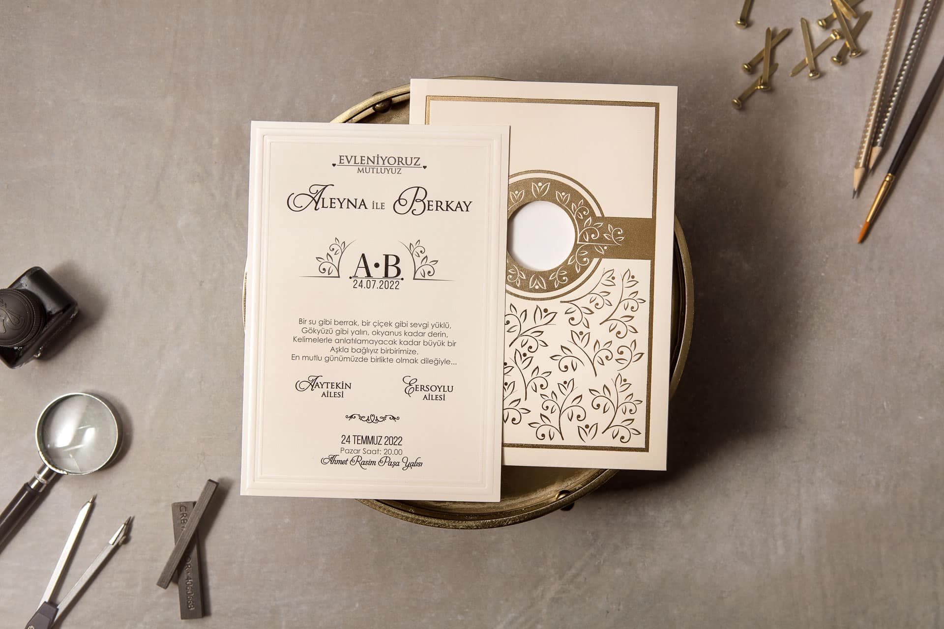 Wedding Davetiye 8390 3