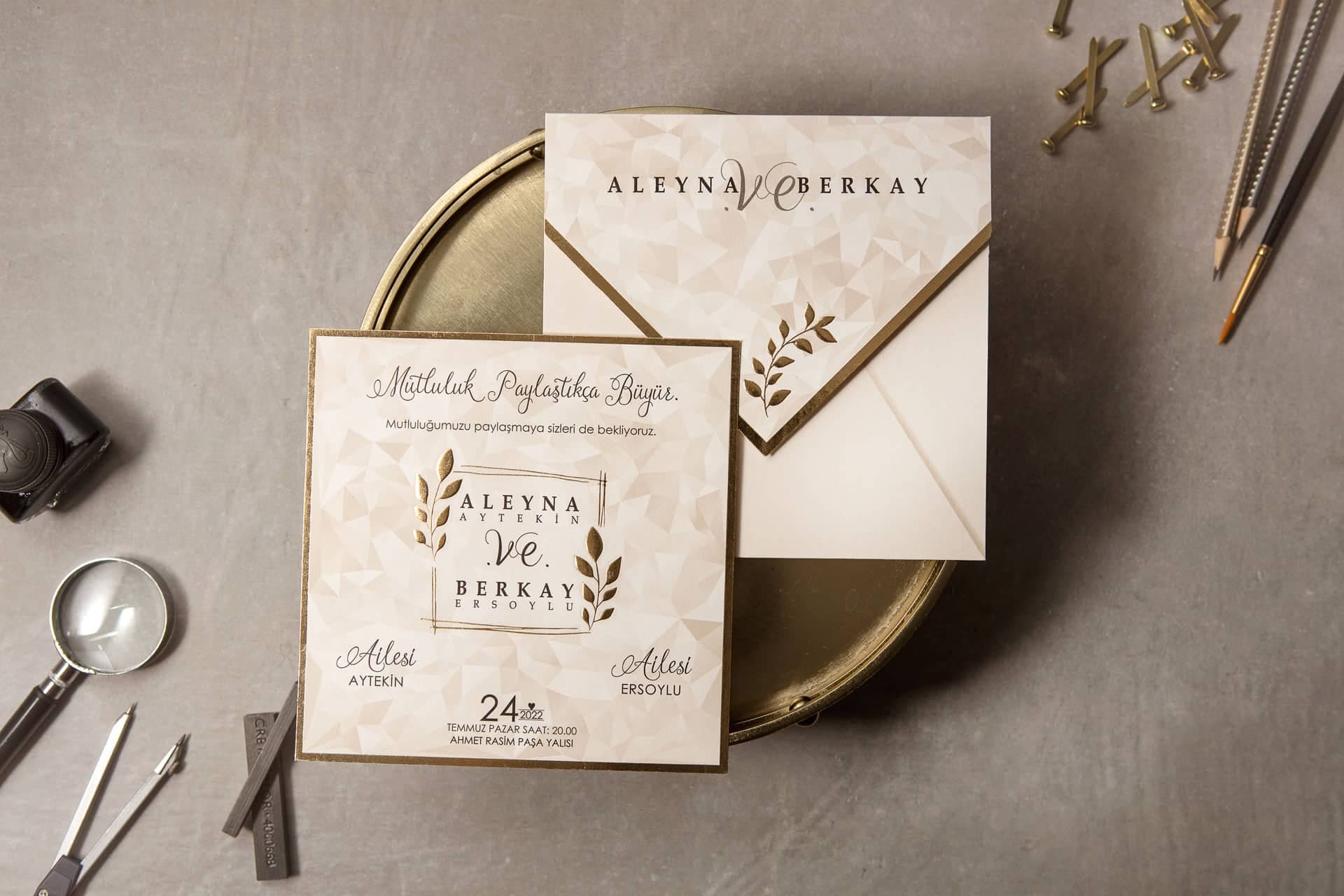 Wedding Davetiye 8391 3