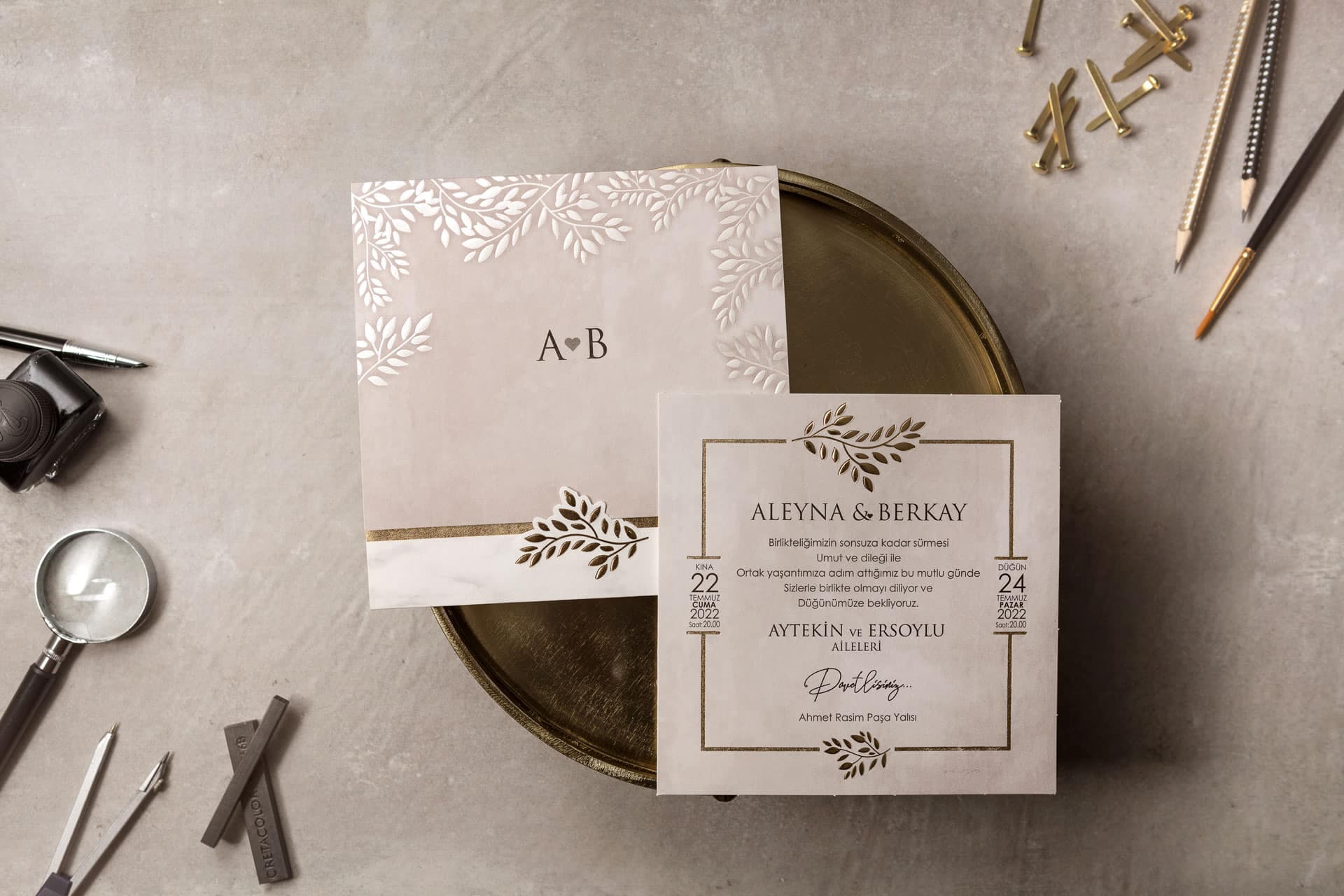 Wedding Davetiye 8394 2