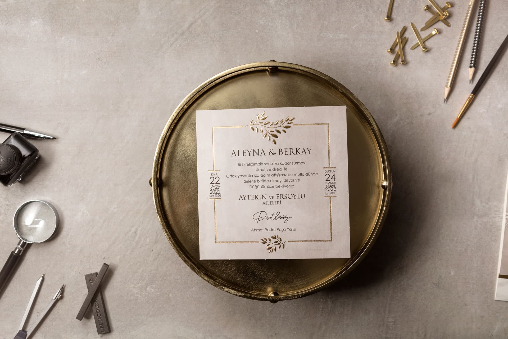 Wedding Davetiye 8394 3