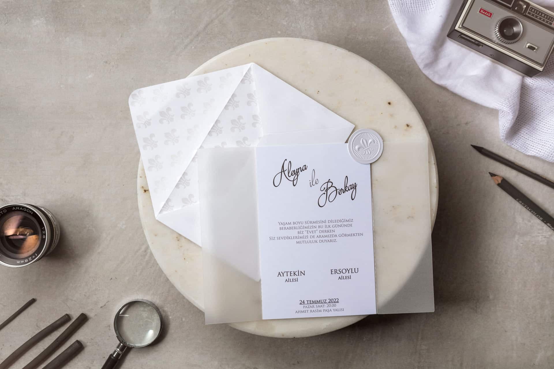 Wedding Davetiye 8398 3