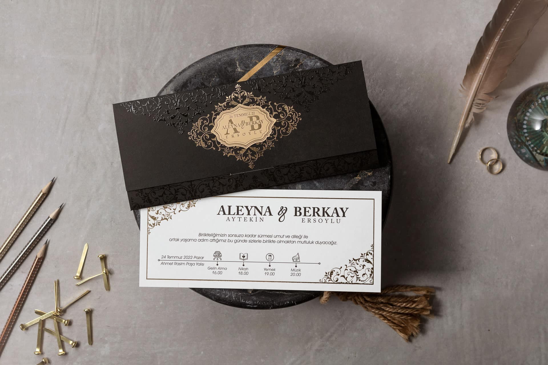 Wedding Davetiye 8400 2