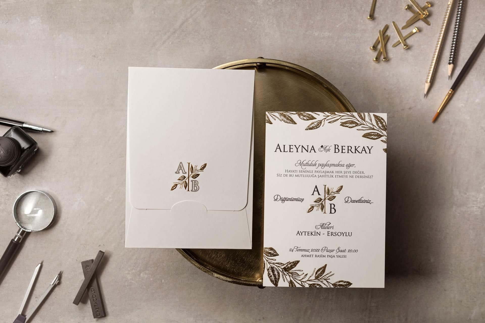 Wedding Davetiye 8408 1