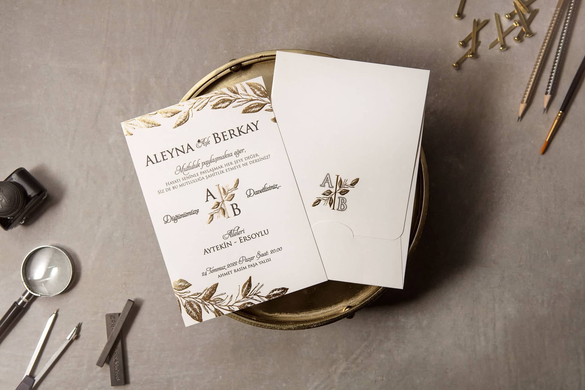 Wedding Davetiye 8408 2