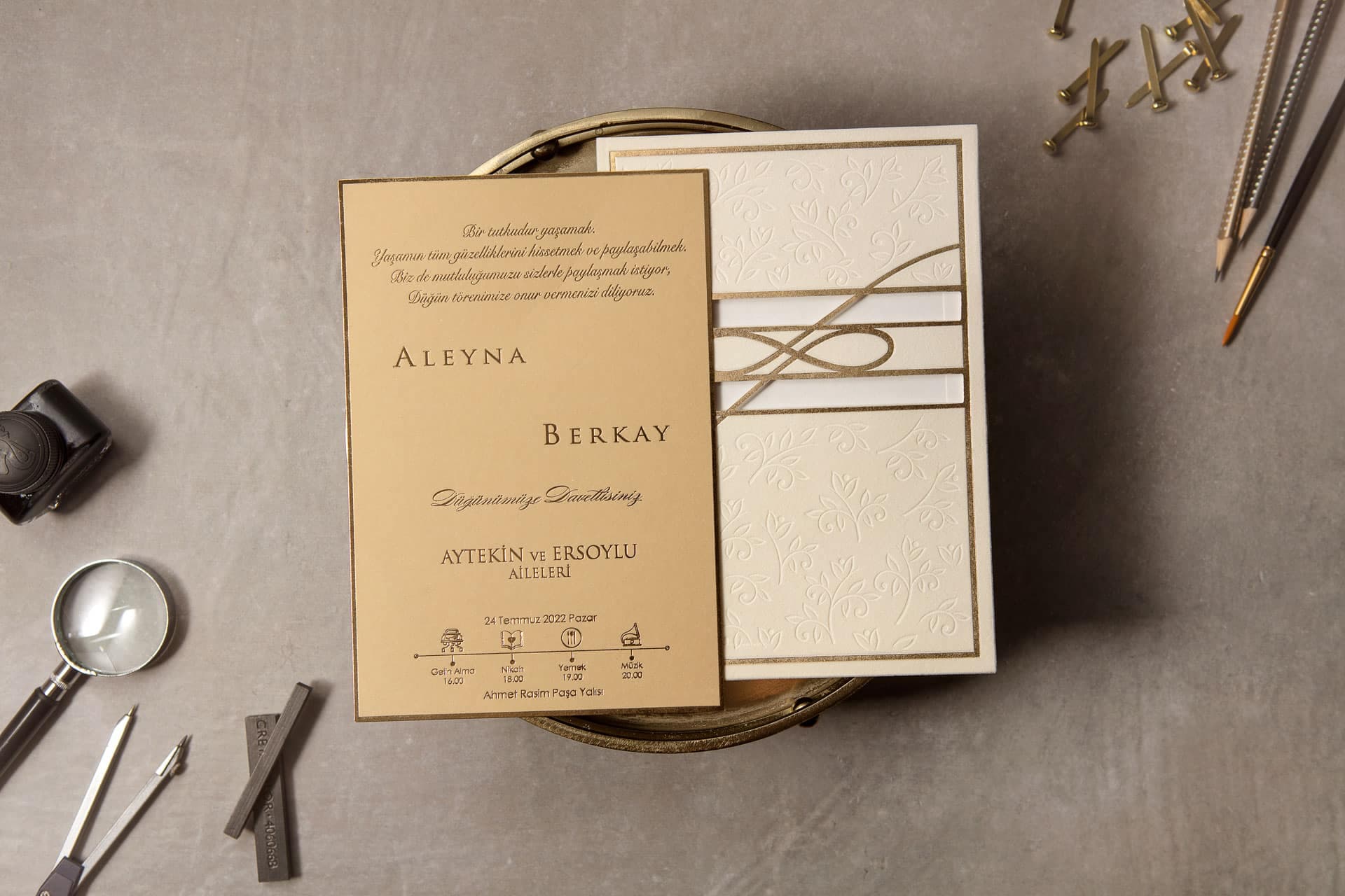 Wedding Davetiye 8412 2