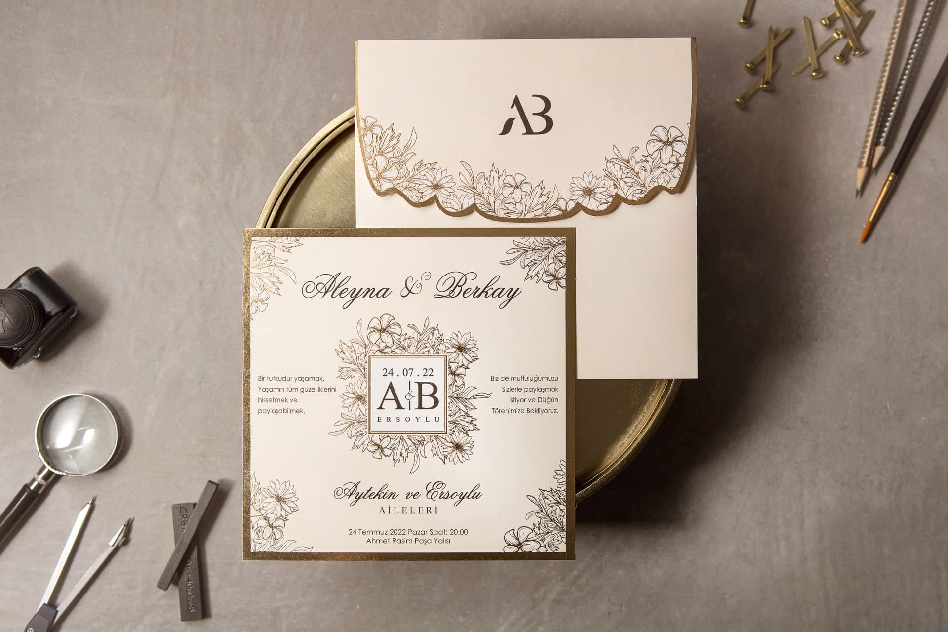 Wedding Davetiye 8413 1