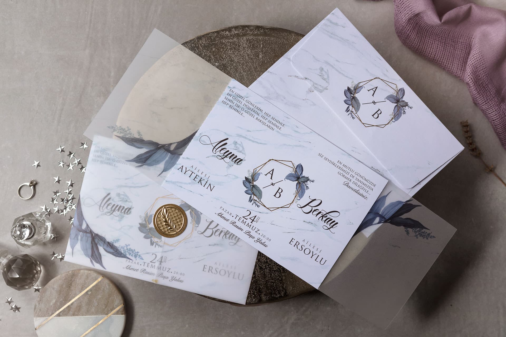 Wedding Davetiye 8425 4