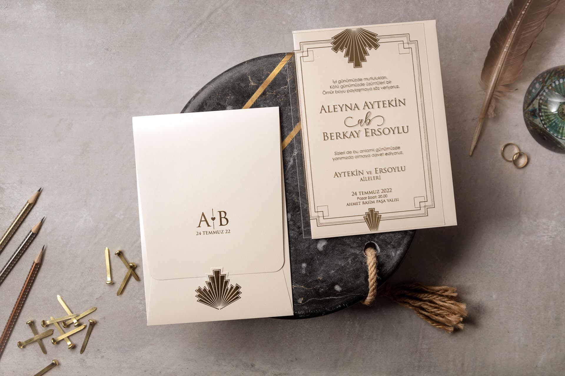 Wedding Davetiye 8429 3