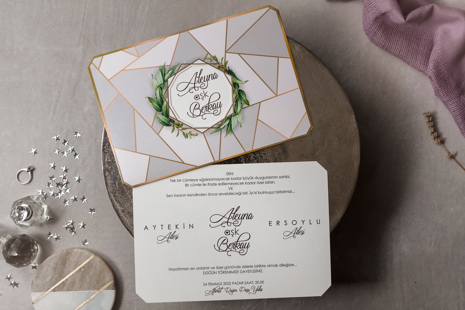 Wedding Davetiye 8432 1