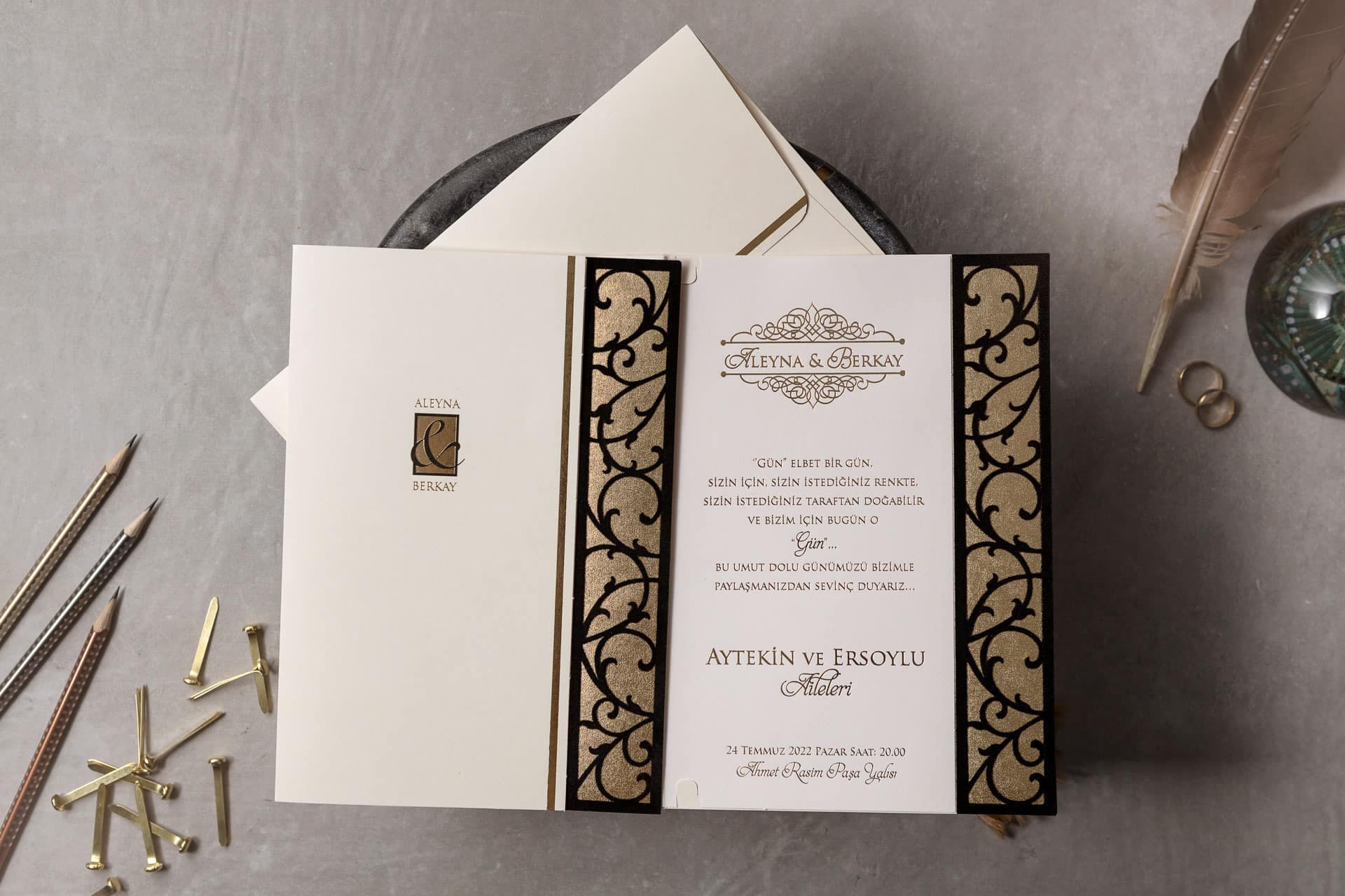 Wedding Davetiye 8435 1