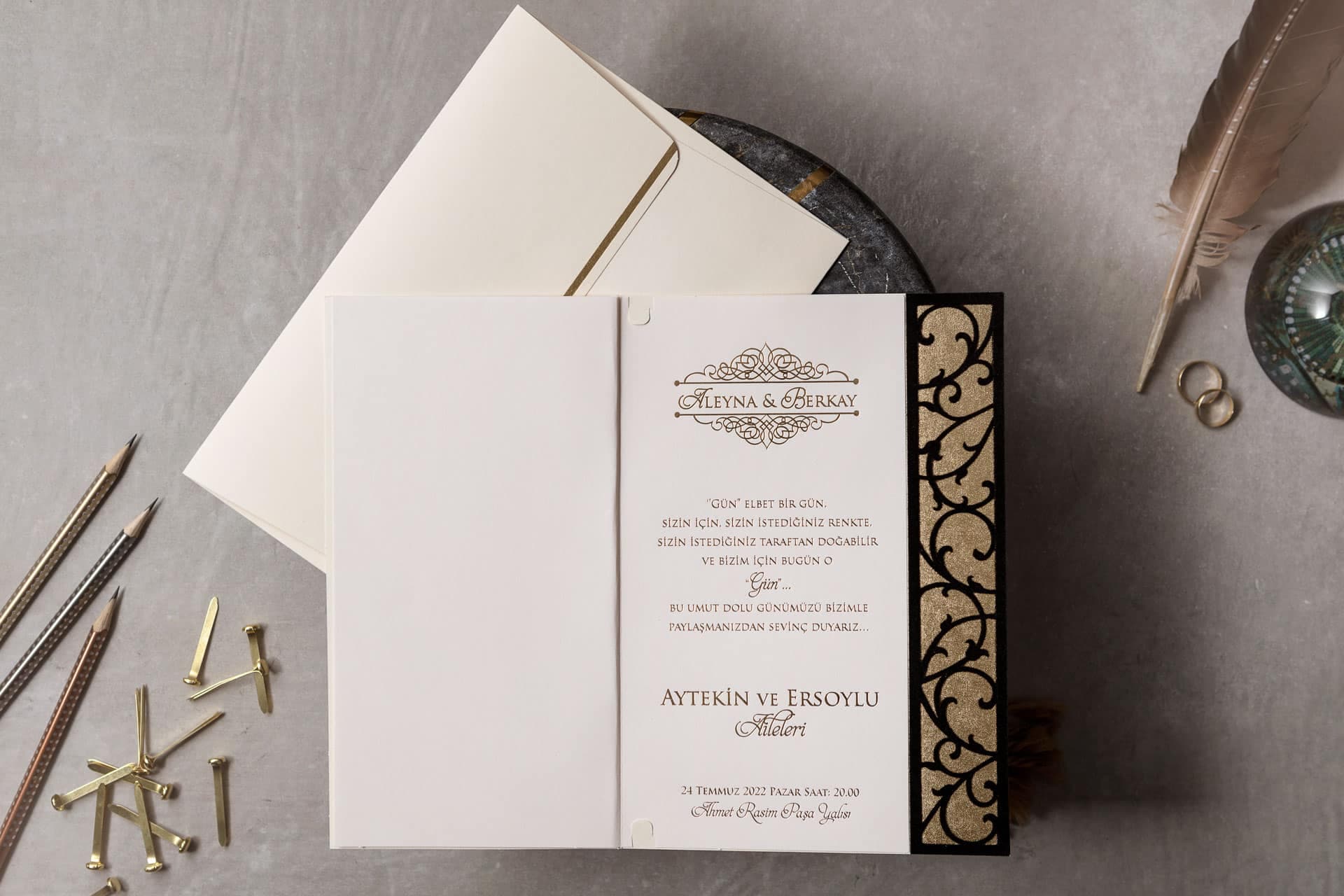 Wedding Davetiye 8435 3