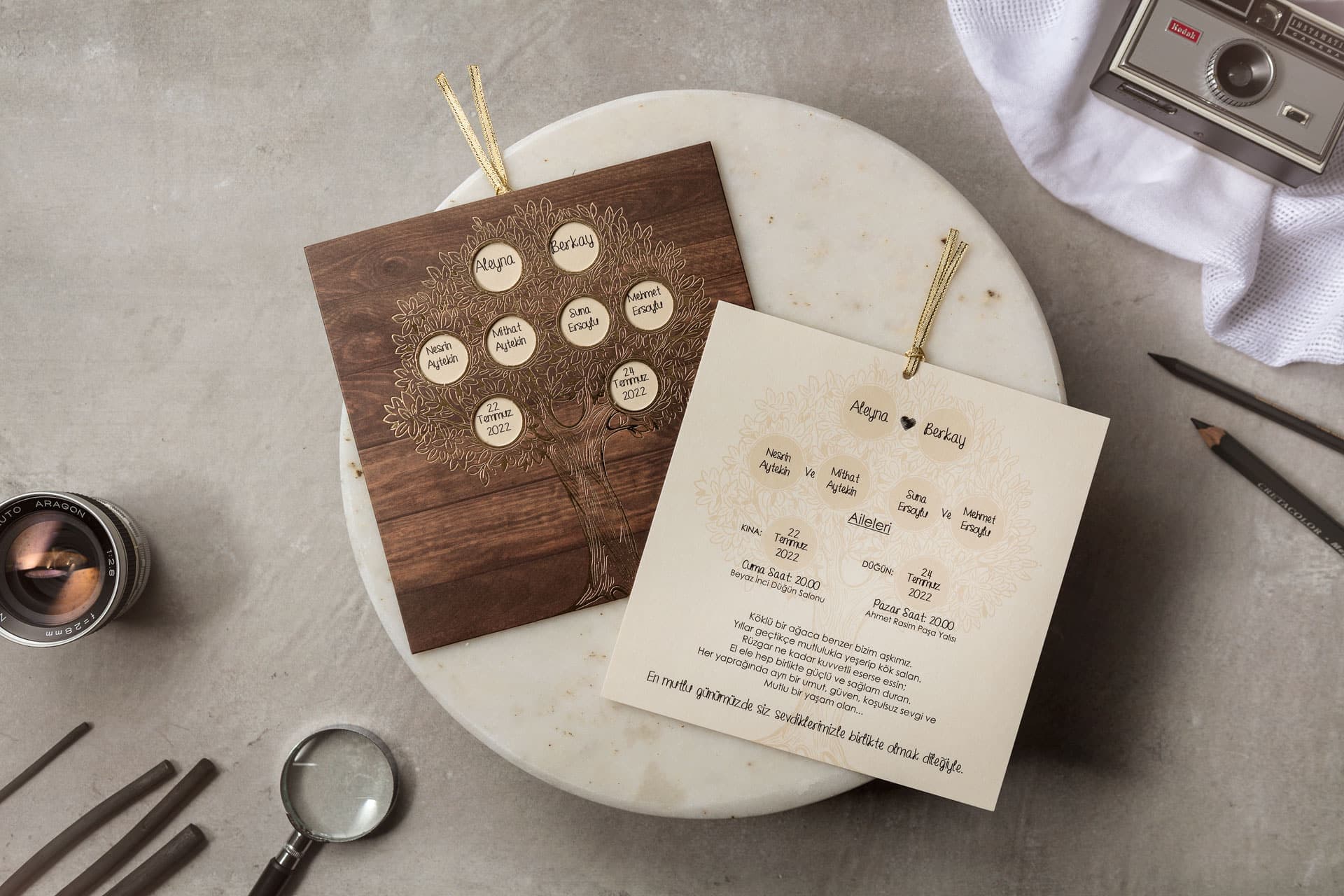 Wedding Davetiye 8437 3