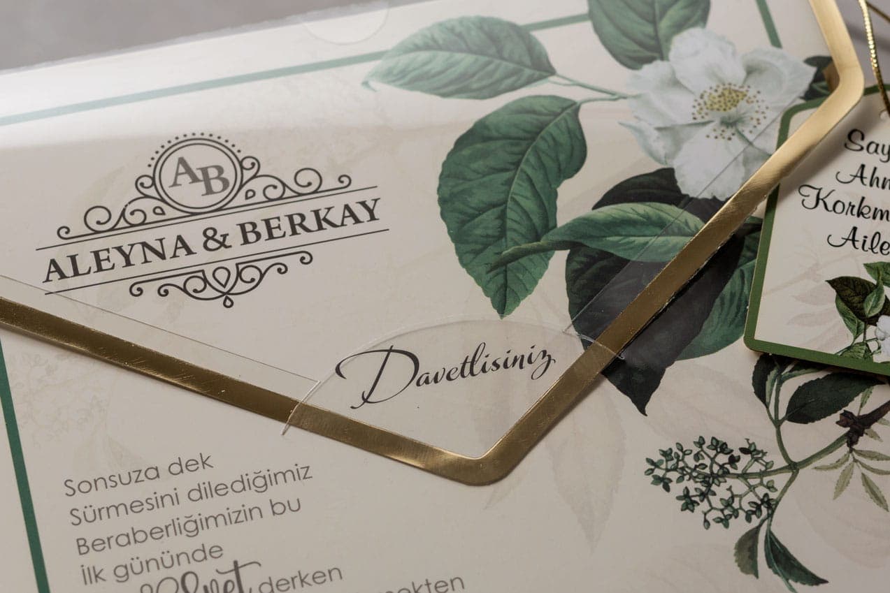 Wedding Davetiye 8440 4