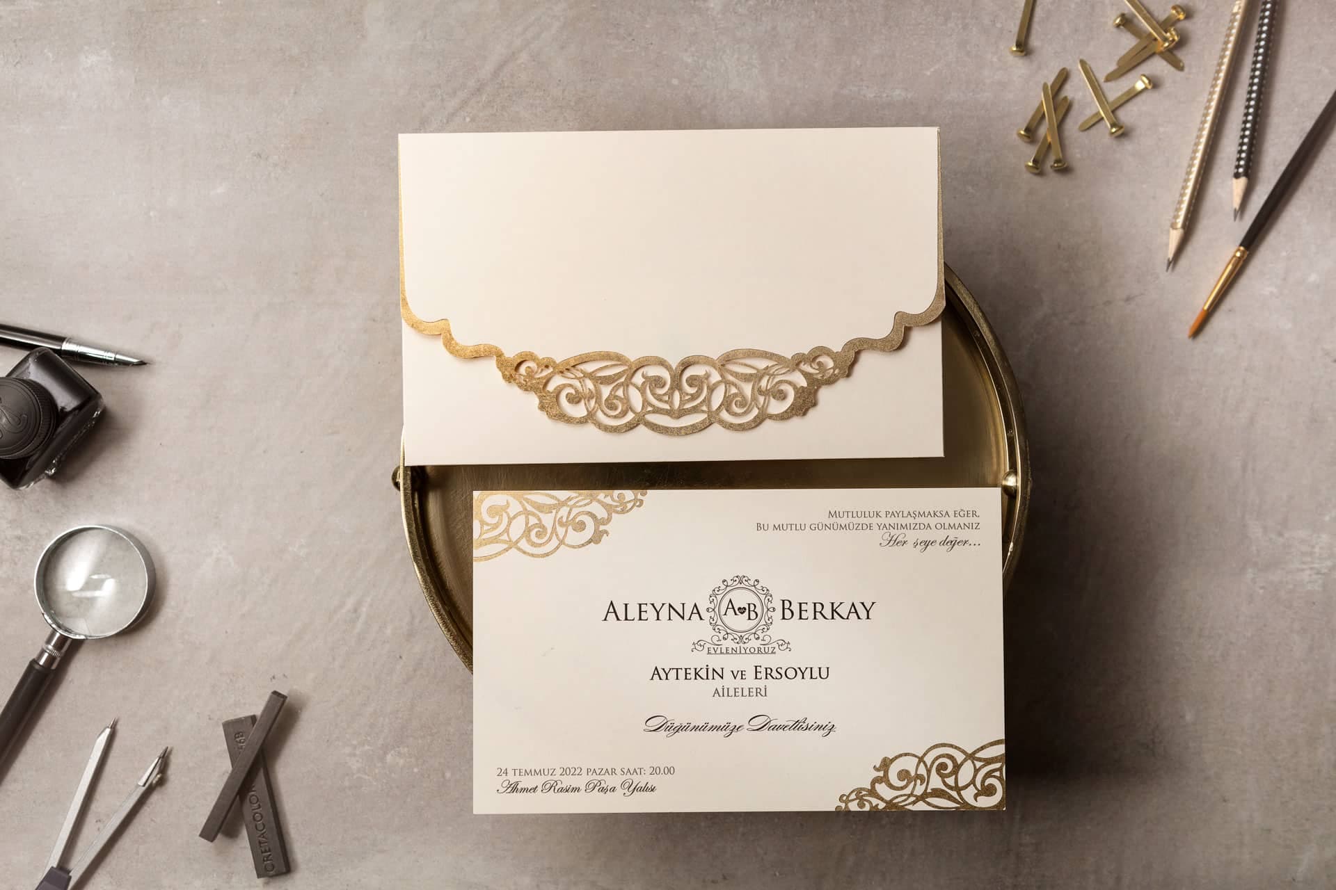 Wedding Davetiye 8442 1