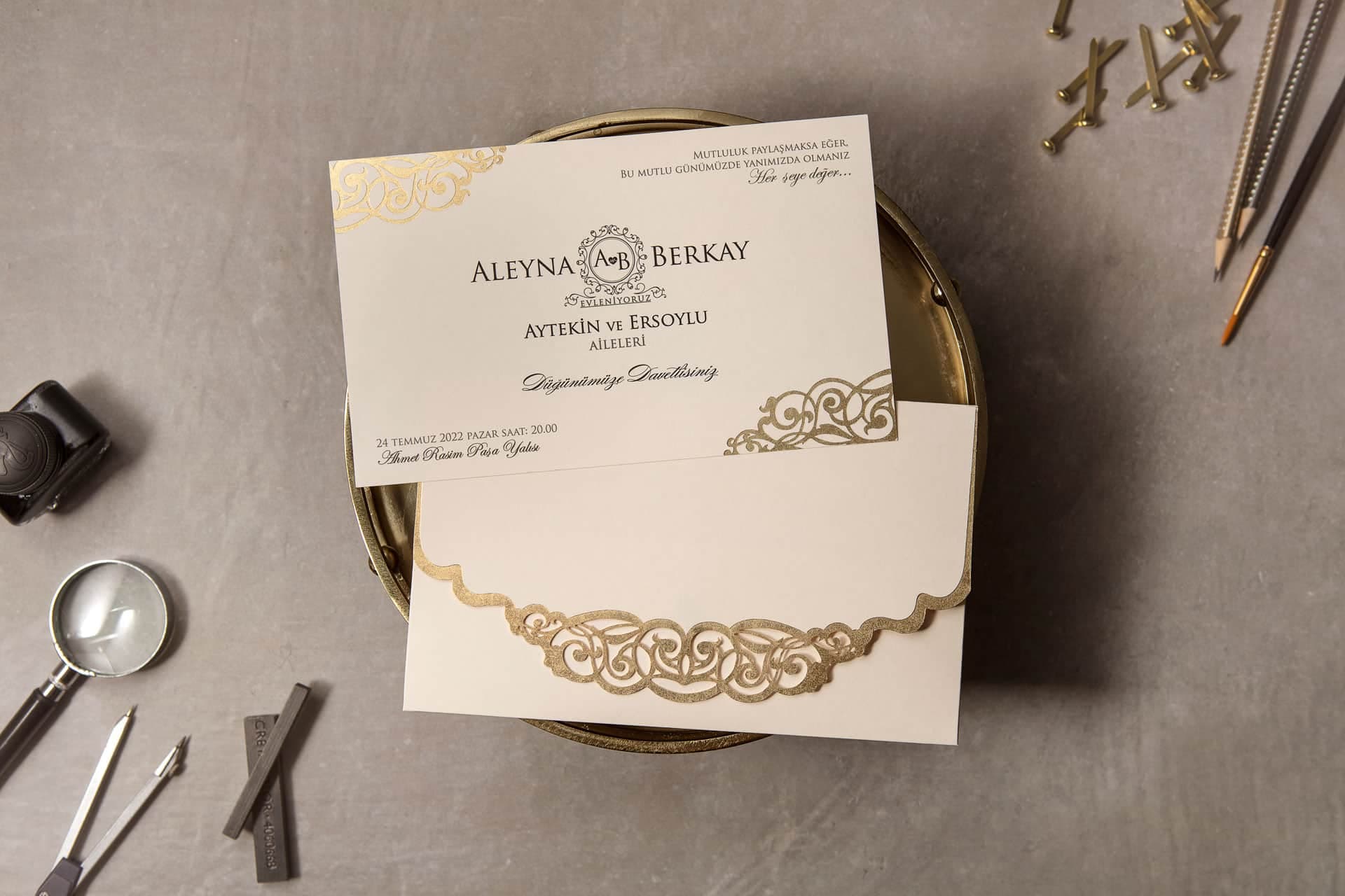 Wedding Davetiye 8442 2