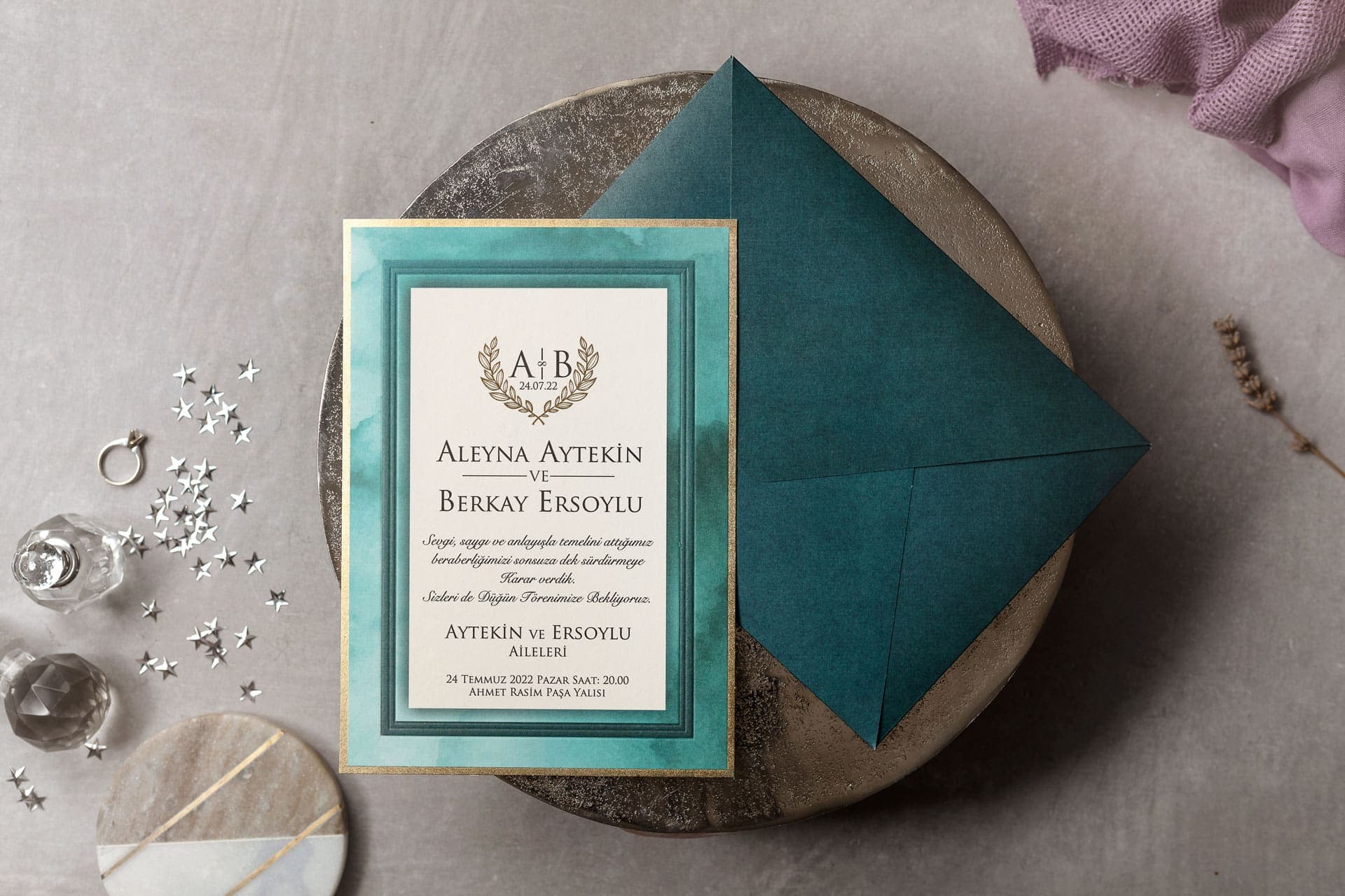 Wedding Davetiye 8443 2