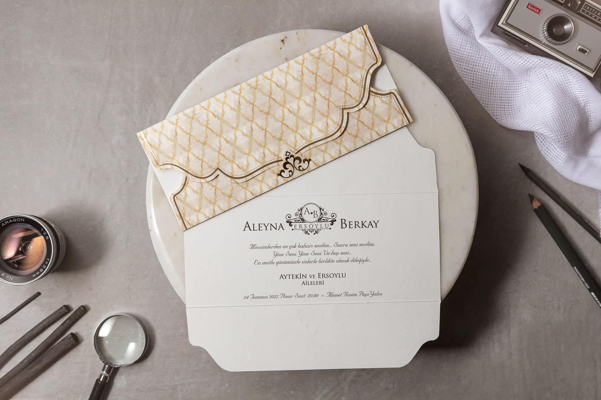 Wedding Davetiye 8449 1