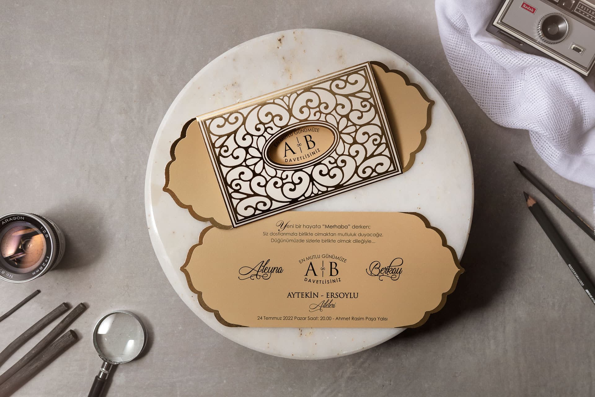 Wedding Davetiye 8450 1