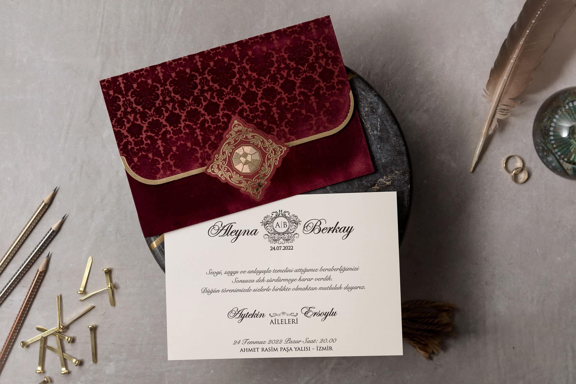 Wedding Davetiye 8310 2