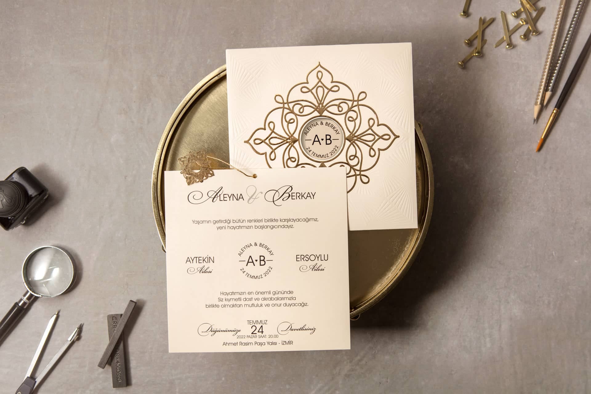 Wedding Davetiye 8326 2