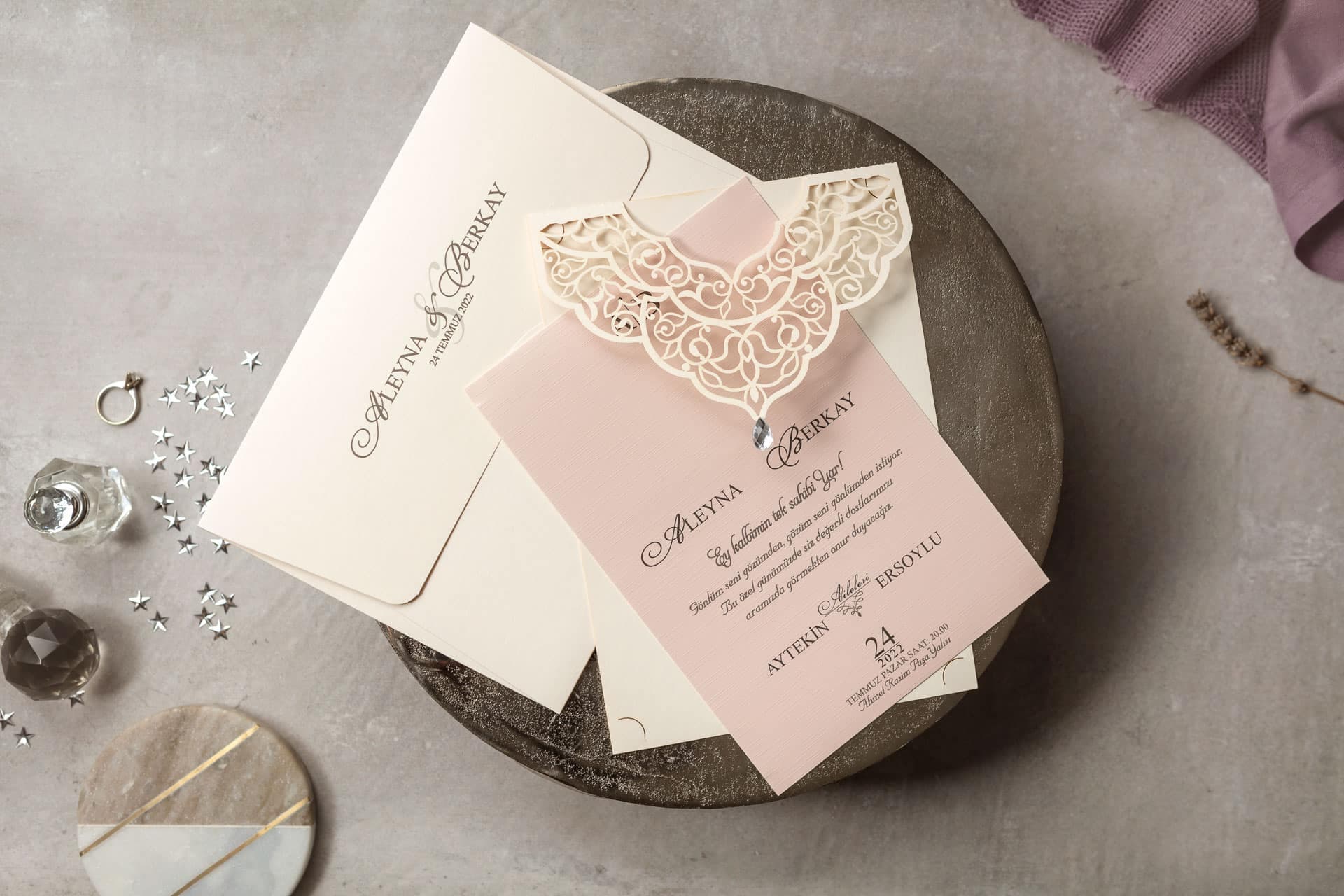 Wedding Davetiye 8377 2