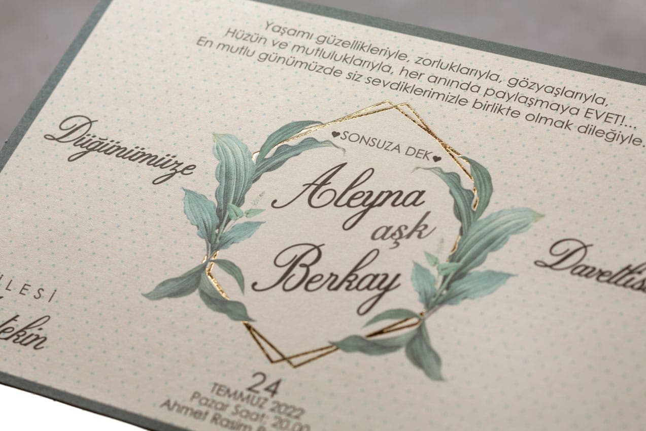 Wedding Davetiye 8381 5