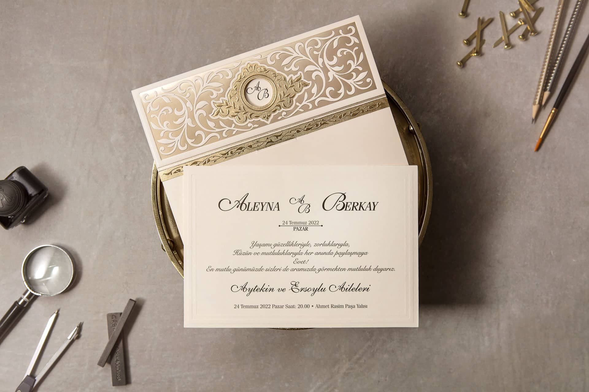 Wedding Davetiye 8396 2
