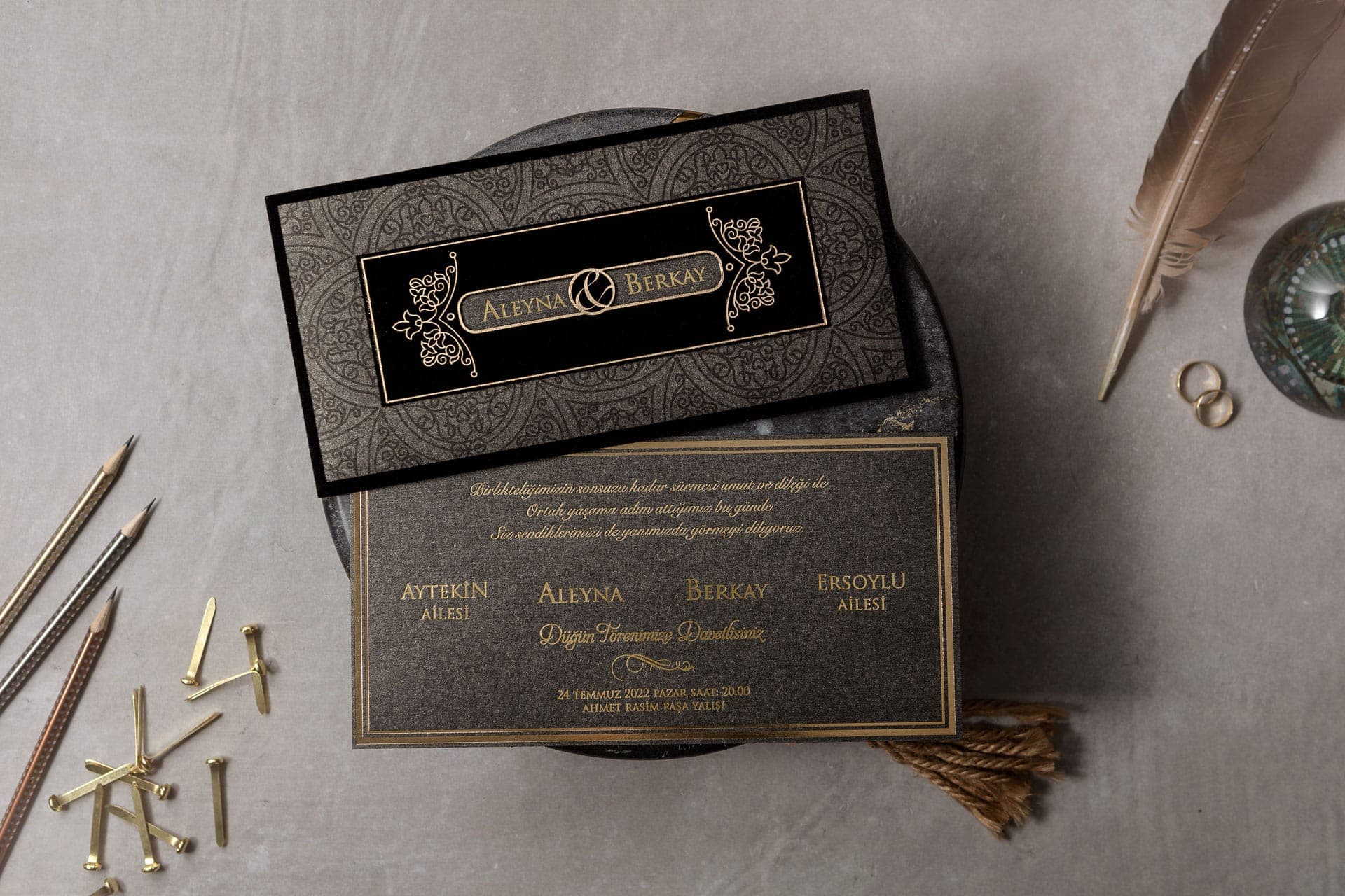 Wedding Davetiye 8404 2